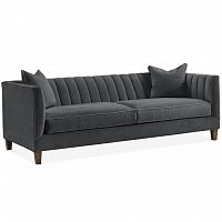 диван penelope sofa прямой серый во Владивостоке