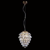 подвесной светильник crystal lux charme sp3+3 led gold/transparent во Владивостоке