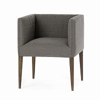 кресло penelope dining chair серое во Владивостоке