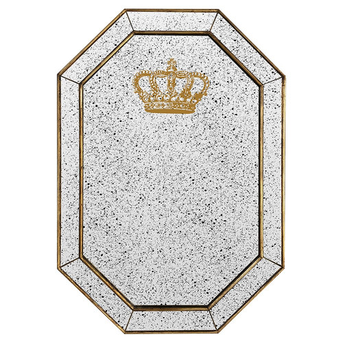 зеркало состаренное восьмиугольное с короной crown во Владивостоке