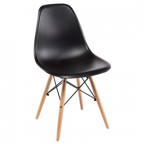 стул деревянный eames pc-015 black во Владивостоке