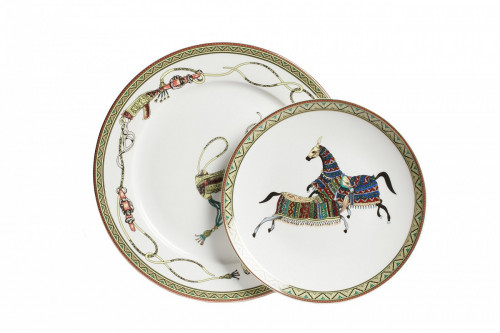 комплект тарелок antique (светлая) во Владивостоке