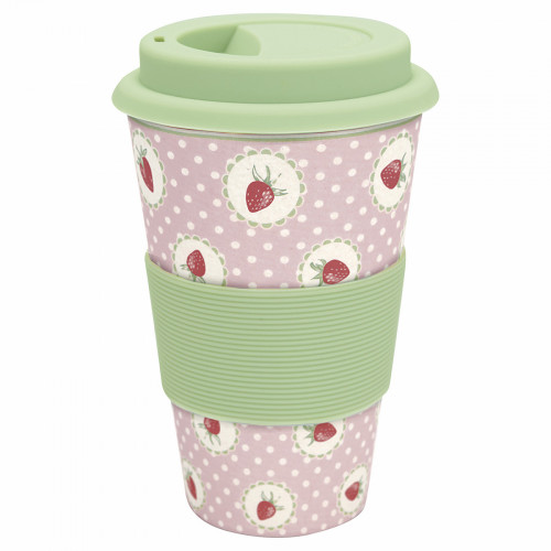 кружка на вынос strawberry pale pink во Владивостоке
