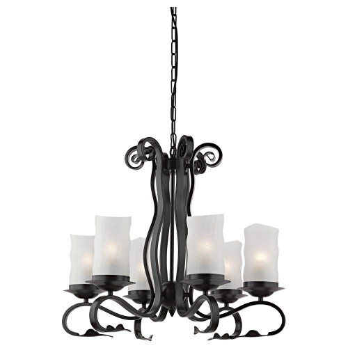 подвесная люстра arte lamp scroll a7915lm-6bk во Владивостоке