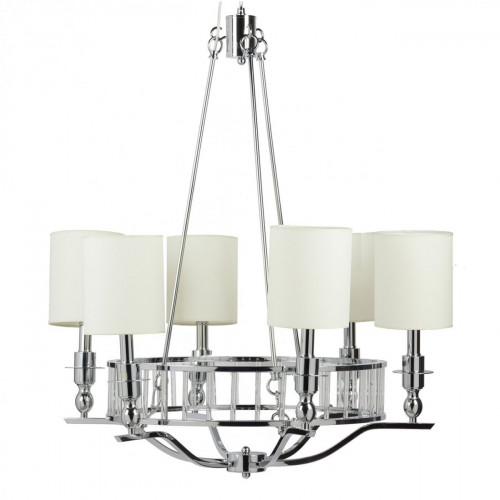 люстра easton light chandelier хром, бежевая во Владивостоке