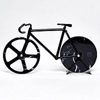 нож для пиццы из нержавеющей стали the fixie, черный мрамор во Владивостоке