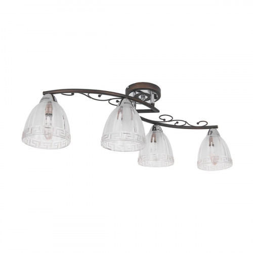 потолочная люстра idlamp nield 232/4pf-blackchrome во Владивостоке