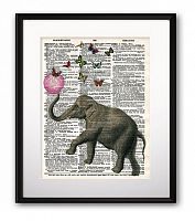 постер elephant and balloon а3 во Владивостоке
