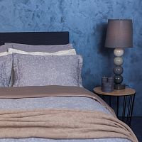 комплект постельного белья decoflux сатин семейный versaille grey во Владивостоке
