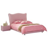 кровать pink leather kitty 90х200 во Владивостоке