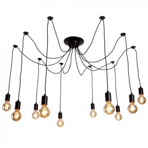 подвесная люстра arte lamp 76 a9184sp-10bk во Владивостоке