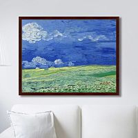 картина: wheatfields under thunderclouds, 1890г. во Владивостоке