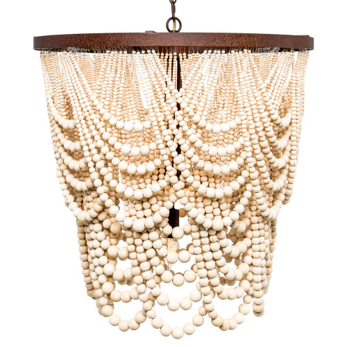 люстра «вандербилт» бусины из древесины нанизанные на нити во Владивостоке