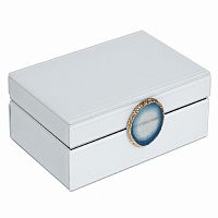 шкатулка для украшений белая 20x7,5x14 см во Владивостоке