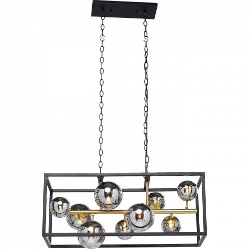 подвесная люстра balloon шар черная со светодиодами во Владивостоке