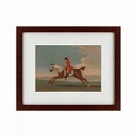 картина: chestnut racehorse exercised by a trainer, 1730 во Владивостоке