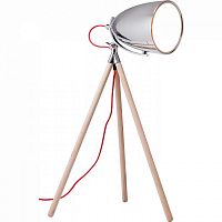 лампа настольная chromatic tripod на деревянном штативе во Владивостоке