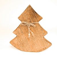 украшение новогоднее ель деревянная wooden tree, 23х23х2,5 см во Владивостоке