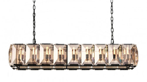 люстра harlow l130 черное основание, прозрачное стекло во Владивостоке