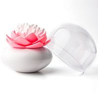 контейнер для хранения ватных палочек lotus белый-розовый во Владивостоке