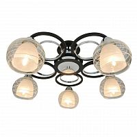 потолочная люстра arte lamp ginevra a1604pl-5bk во Владивостоке