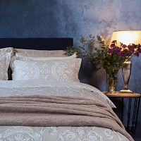 комплект постельного белья decoflux сатин семейный victoria ivory во Владивостоке