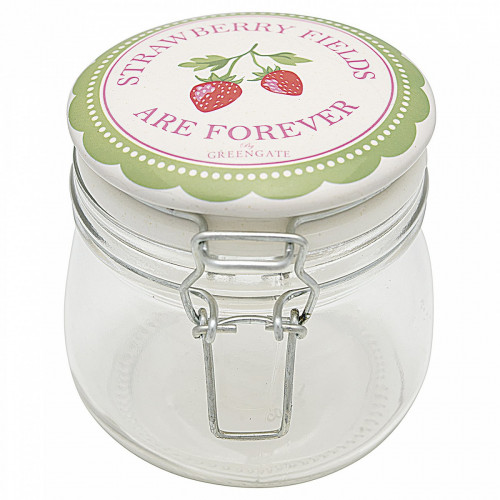 банка стеклянная strawberry pale green во Владивостоке