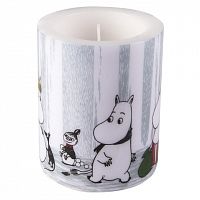 свеча большая moomin зимнее путешествие, 8 см во Владивостоке