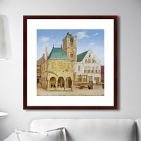 картина: the old town hall of amsterdam, 1657г. во Владивостоке