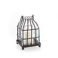подсвечник-фонарь металлический со стеклом bird in cage i, 15 см во Владивостоке