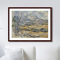 картина: montagne sainte-victoire, 1890г. во Владивостоке