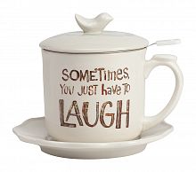 чайный набор sometimes you just have to laugh во Владивостоке