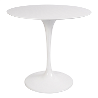 стол eero saarinen style tulip table top mdf d80 глянцевый белый во Владивостоке