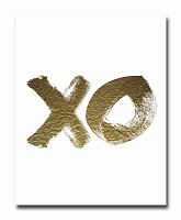 постер xo золотой a3 во Владивостоке
