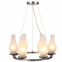 подвесная люстра arte lamp lombardy a6801sp-6br белая во Владивостоке