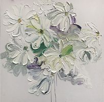 картина маслом превосходные ромашки 100*100 см. во Владивостоке