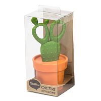 ножницы cactus с держателем, оранжевые с зеленым во Владивостоке