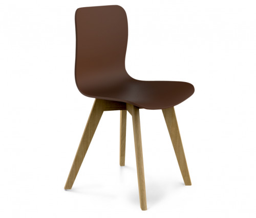 стул dsw коричневый s42 (eames style) во Владивостоке