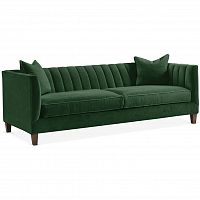 диван penelope sofa прямой зеленый во Владивостоке