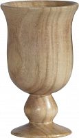 ваза кубок деревянная 13,5х18 см goblet во Владивостоке