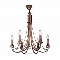 подвесная люстра toplight lucinda tl7350d-06br во Владивостоке