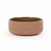 тарелка tactile диаметр 15 коричневый во Владивостоке