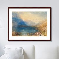 картина: the lake of zug, 1842г. во Владивостоке