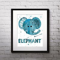 постер elephant а4 во Владивостоке