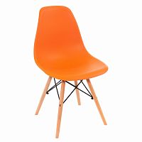 стул деревянный eames pc-015 orange во Владивостоке