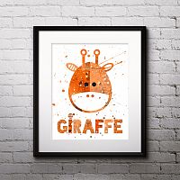 постер giraffe а4 во Владивостоке
