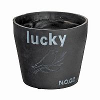 цветочный горшок lucky чёрный во Владивостоке