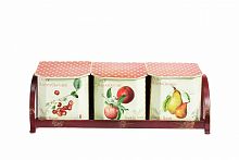 набор емкостей для хранения на подставке fruits во Владивостоке