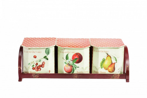набор емкостей для хранения на подставке fruits во Владивостоке