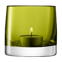 подсвечник стеклянный зеленый для чайной свечи light colour, 8,5 см во Владивостоке
